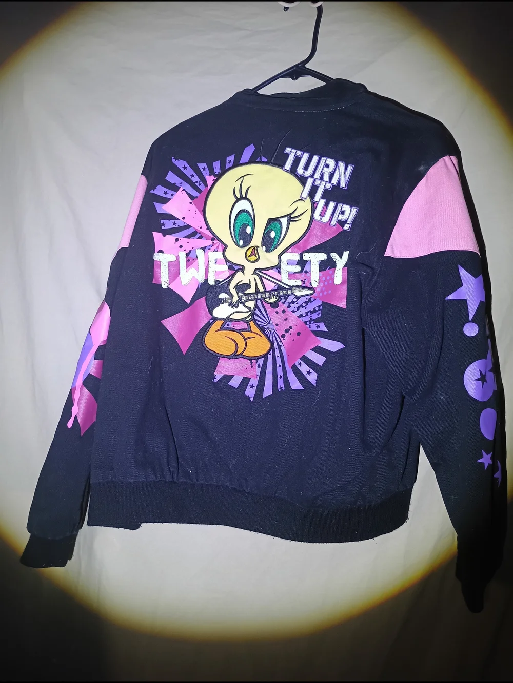 JH Design Looney Tunes Tweety Bird Varsity Bomber Jacket 3XL